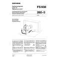 SIEMENS FS938 Service Manual