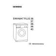 SIEMENS SIWAMAT PLUS 36 Owners Manual