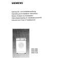 SIEMENS WM 2095 Owners Manual